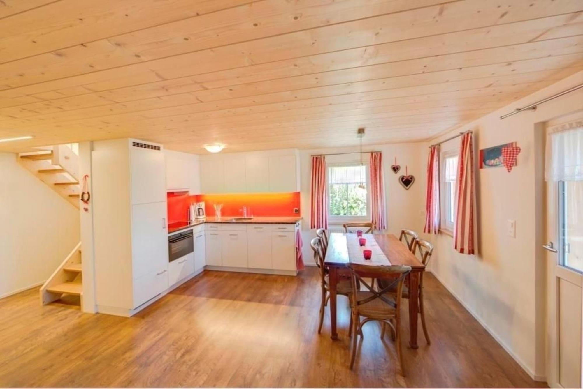 Bauernhof Fendrig - Neue Wohnung Haslen Kültér fotó